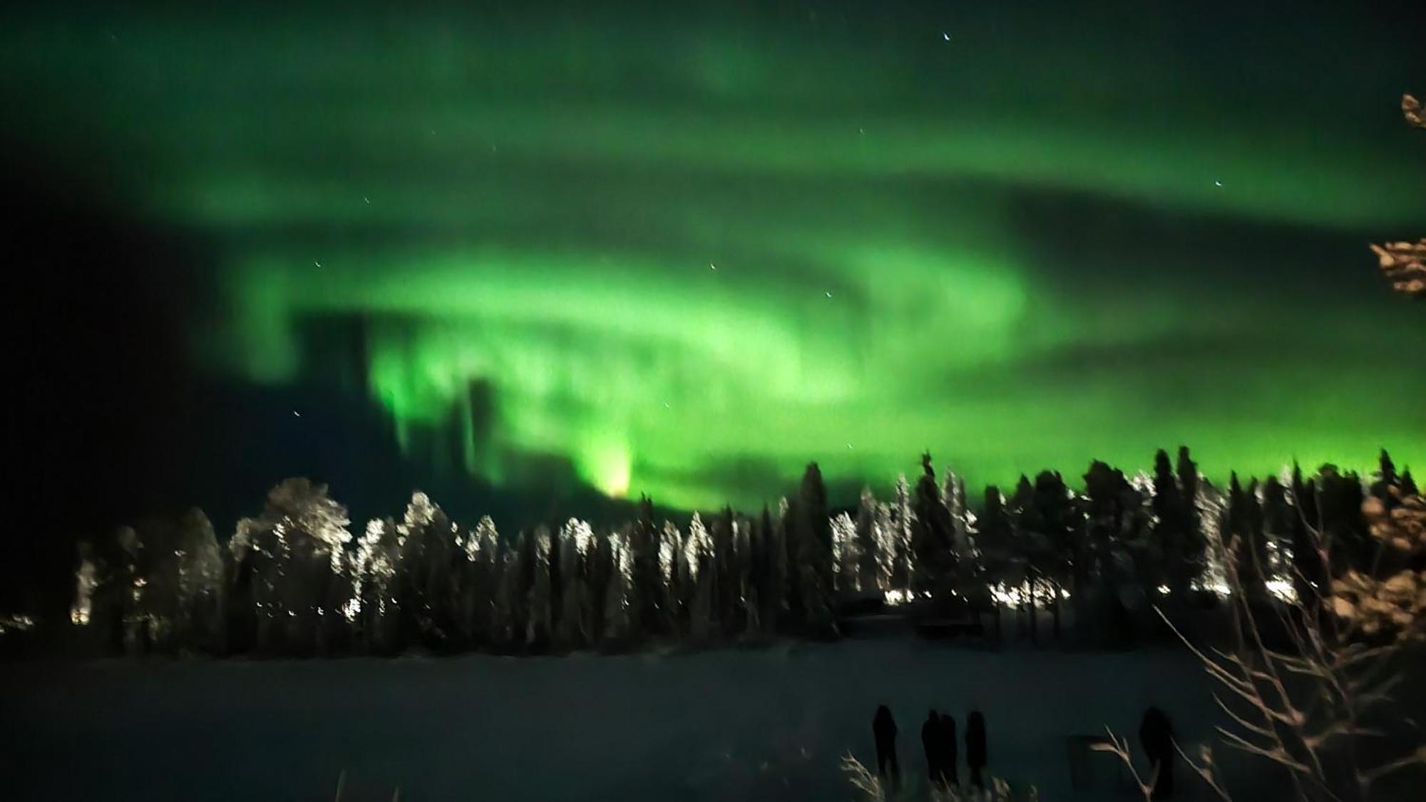 Reindeer River Lights Lodge Kiruna Exterior foto