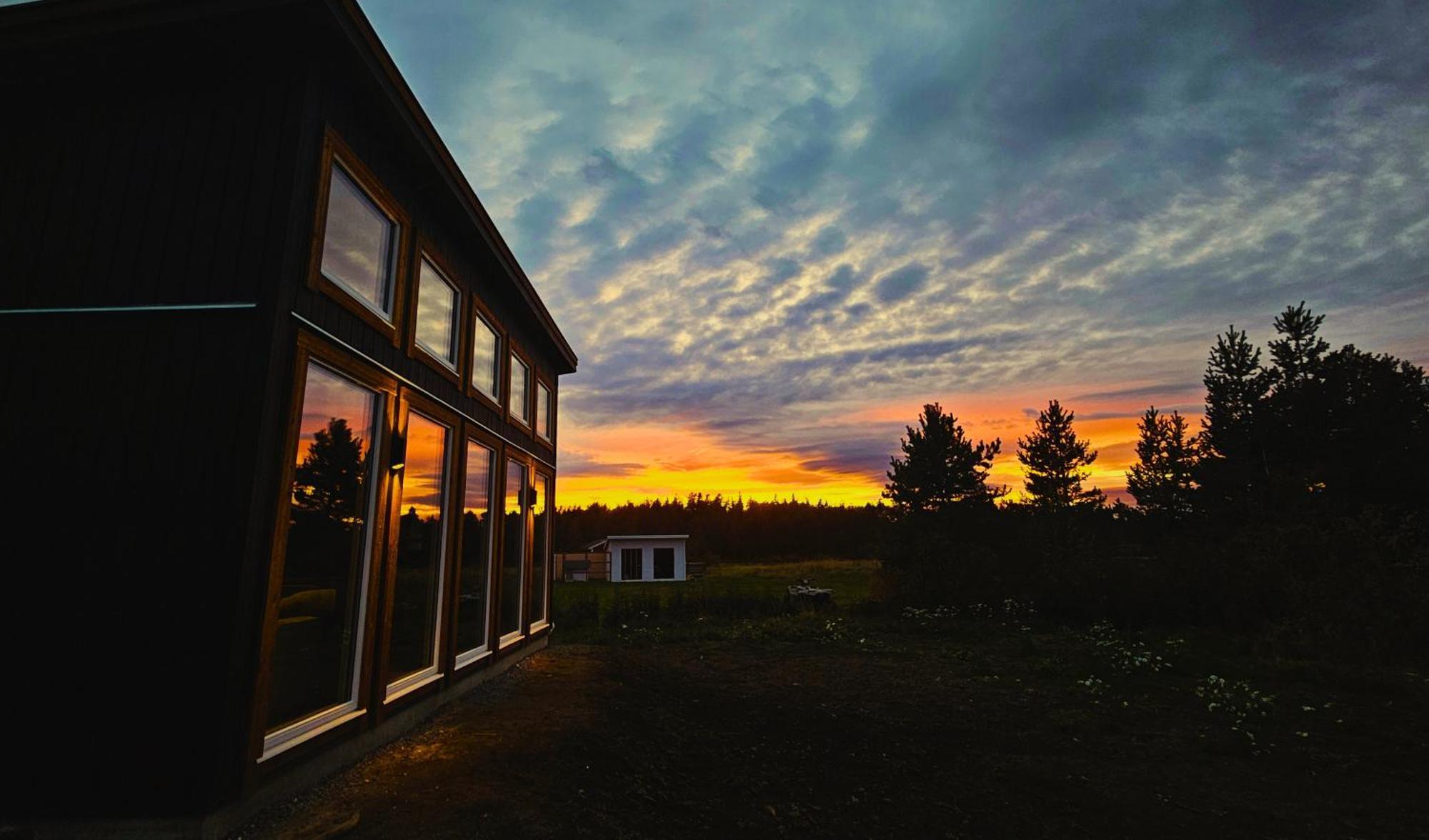 Reindeer River Lights Lodge Kiruna Exterior foto
